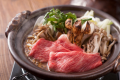 大地の恵み満喫！一望館特製♪赤味噌仕立ての松茸と黒毛和牛の肉鍋[一例]