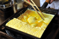 朝食のお楽しみ♪出来立て、熱々の出汁巻たまご