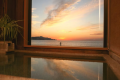 【展望温泉 石風呂付客室/一例】天然温泉と夕日を独り占めするプライベートな空間 【展望温泉 石風呂付客室/一例】天然温泉と夕日を独り占めするプライベートな空間