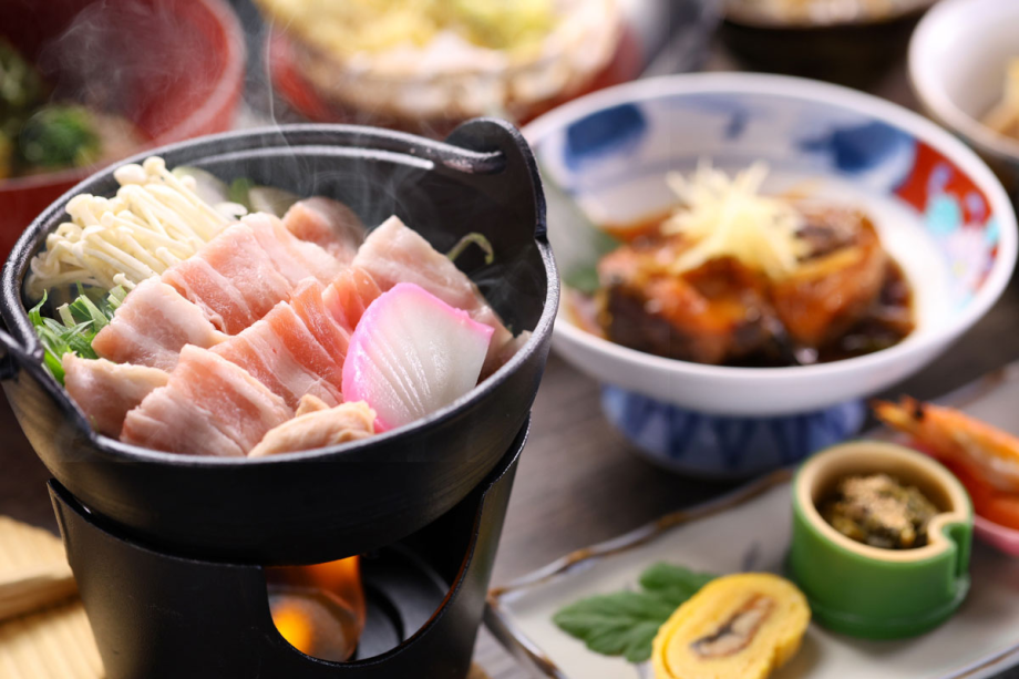 【田舎料理】一例。郷土食豊かな信州の田舎料理。