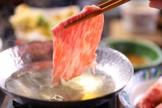 【信州プレミアム牛しゃぶしゃぶ】一例