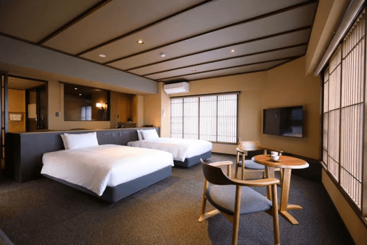 【デラックスツインルーム温泉付き■313】一例