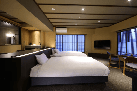 【デラックスツインルーム温泉付き■313】一例