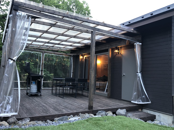 Cabin M [Capacity 4 people/No meal included/Wide wooden deck and BBQ grill included Cabin M [Capacity 4 people/No meal included/Wide wooden deck and BBQ grill included