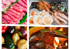 快適キャビン泊【豪華BBQ(精肉+海鮮+野菜)夕食付プラン！】自然満喫♪