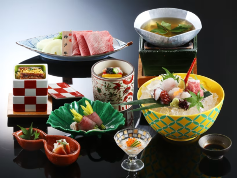 6～8月　至宝会席　ご夕食一例