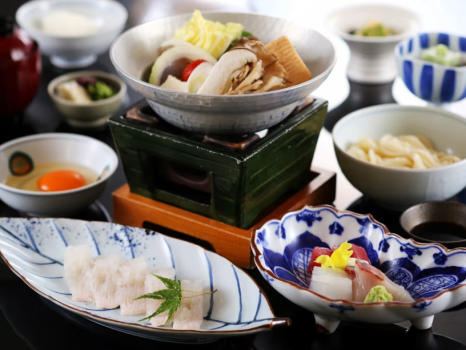 お造り付きはもすき鍋膳