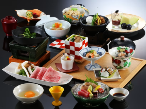 9月5日～11月3日　黒毛和牛御膳　ご夕食一例