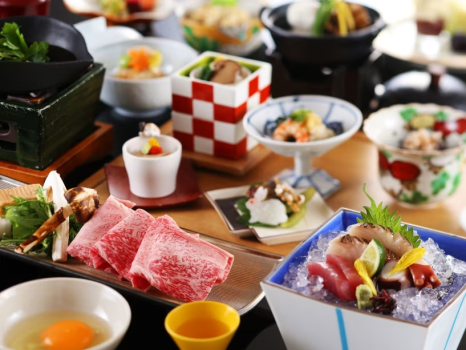 9月5日～11月3日　旬菜会席　ご夕食一例