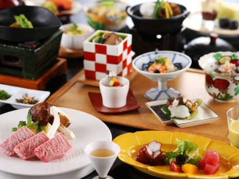 9月5日～11月3日　和洋会席　ご夕食一例