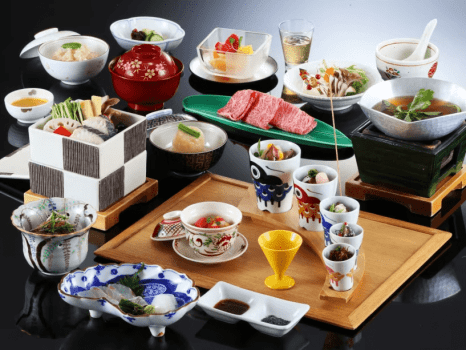 4～5月　黒毛和牛御膳　ご夕食一例