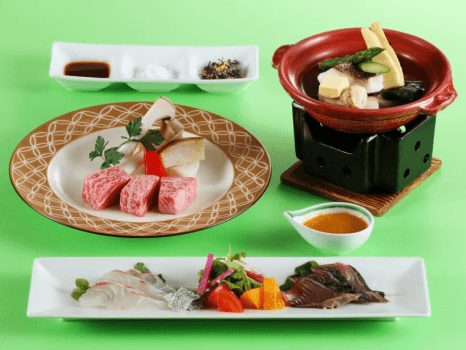 4～5月　和洋会席　ご夕食一例