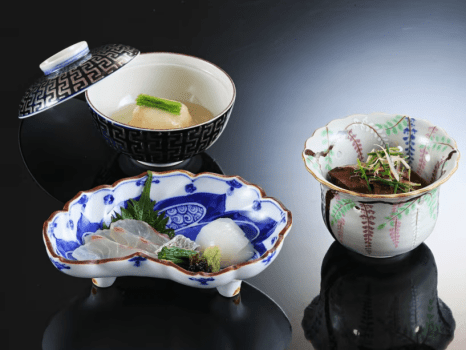 お造りと新じゃが饅頭