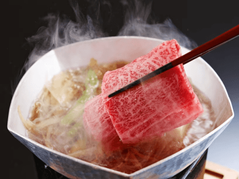 黒毛和牛の山椒香る黄金だし仕立て