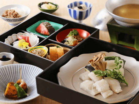 6～8月 旬菜時記 和食コース ご昼食一例