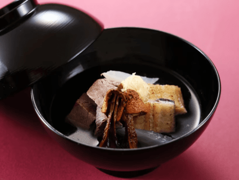 神戸牛と鰻のスタミナスープ仕立て