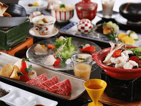 6～8月　和洋会席　ご夕食一例