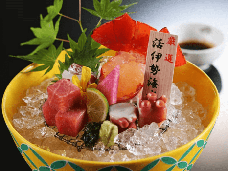 造り四種（伊勢海老　明石鯛　明石蛸　本鮪）