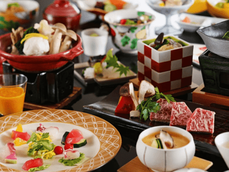 9~10月 和洋会席 ご夕食一例 9~10月 和洋会席 ご夕食一例