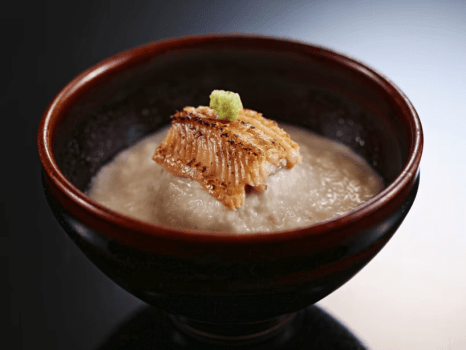 お凌ぎ　穴子寿司　山芋とろろ