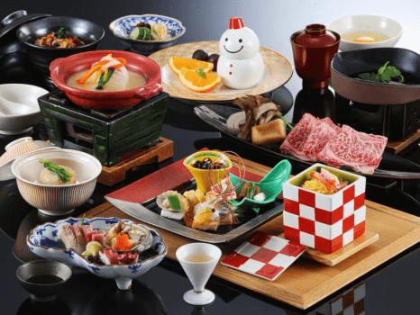1月8日~30日 黒毛和牛御膳 ご夕食一例 1月8日~30日 黒毛和牛御膳 ご夕食一例