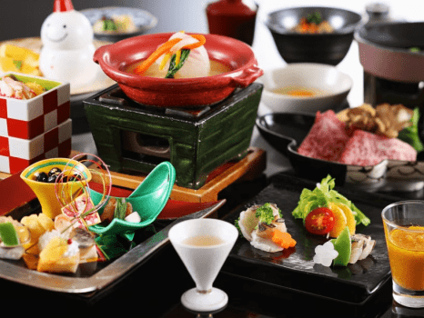 1月　悠遊（和洋折衷）　ご夕食一例