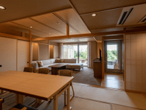 別墅結楽｜２Ｆ｜金泉露天付き和洋室[10畳+TW+金露天]（禁煙/119㎡）