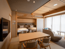 別墅結楽｜７Ｆ｜銀泉露天付き和洋室[6畳+TW]（禁煙/67㎡）