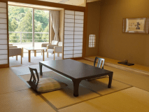 北館｜１・２Ｆ｜和洋室[10畳+TW]玄関側（喫煙/74～77㎡）