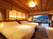 北館｜５Ｆ｜金泉露天付きツイン[ガーデンビュー]