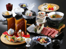 2月7日～3月31日　黒毛和牛御膳　ご夕食一例