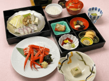 茹で蟹とふぐ鍋コース
