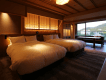 Golden Hot Spring（Kinsen）Open-Air Bath Twin Room and Kobe Beef Kaiseki , served in the room