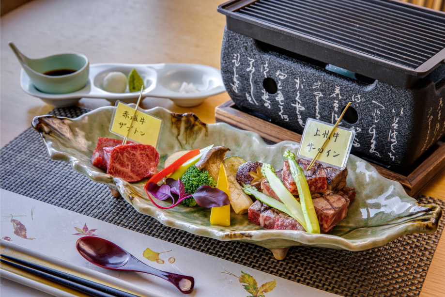 【ブランド牛を満喫】★上州牛＆赤城牛ステーキ膳プラン★♪