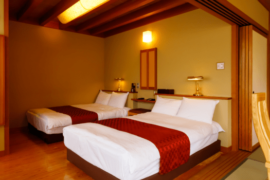 [본관] 주니어 스위트 반 노천탕이 딸린 일본과 서양실 연대초 사이