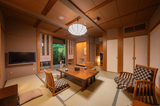 [别馆浴花亭] Junior Suite 带露天庭园浴池的日西合璧式客房 浴急间（禁烟）