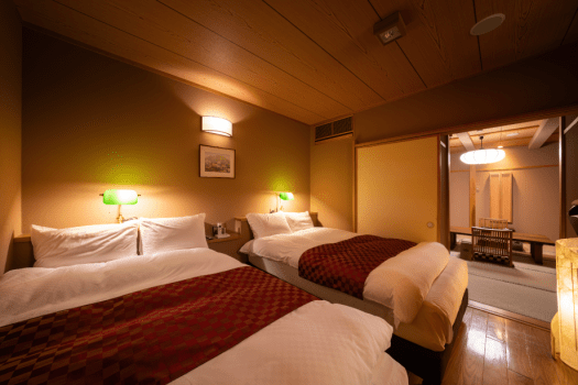 [别馆浴花亭] Junior Suite 带露天庭园浴池的日西合璧式客房 浴急间（禁烟）