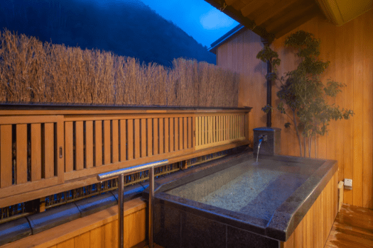 [Main building] Japanese-style room with open-air bath "Yusuge-no-ma"