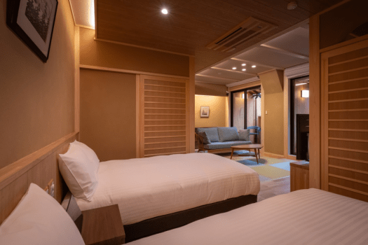 [Main building] Junior suite with open-air bath Suisen-no-ma