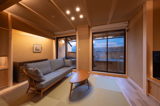 [Main building] Junior suite with open-air bath Suisen-no-ma