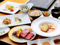 飛騨牛A4ロース70ｇ付き『飛騨牛神月ランチコース』