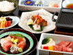 Carefully Selected Cuisine★★Hida beef sirloin, 5 types of sashimi such as fatty tuna, and "Gin no mikazuki"♪