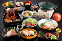 季節の和会席♪くつろぎ「松」会席一例