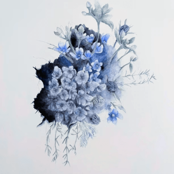 【フラワーアレンジメント＋水彩画】アニバーサリープラン