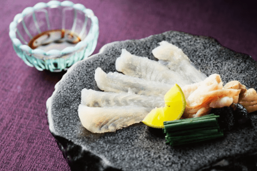 瀬戸内の海が育んだ新鮮な魚介が織りなす、五感を魅了する逸品。(一例)