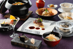 瀬戸内の旬の食材を活かした会席料理(一例)