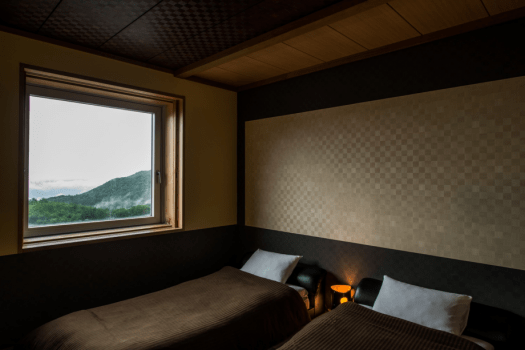 【Semi-Open-Air Bath】Corner Room / Japanese-Style Bedroom (10 Tatami Mats) / Bath Included