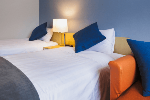 【Mountain View Twin】 5th floor and above / Western-style room / With bath