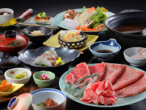 【米沢牛×蔵王牛すきしゃぶ和膳】日本三大和牛「米沢牛」と希少な「蔵王牛」の食べ比べ