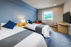 【マウンテンビュー・ツイン】　5階以上／洋室／バス付